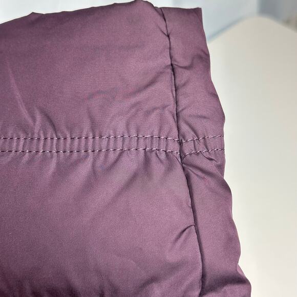 Donatella Purple Goose Down Puffer Jacket Winter Coat Zip Up Womens Size Medium - Picture 13 of 13